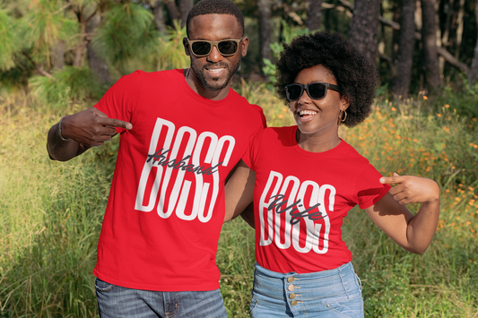 Boss couple T-shirts